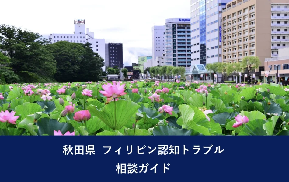 秋田県 フィリピン認知トラブル相談ガイド